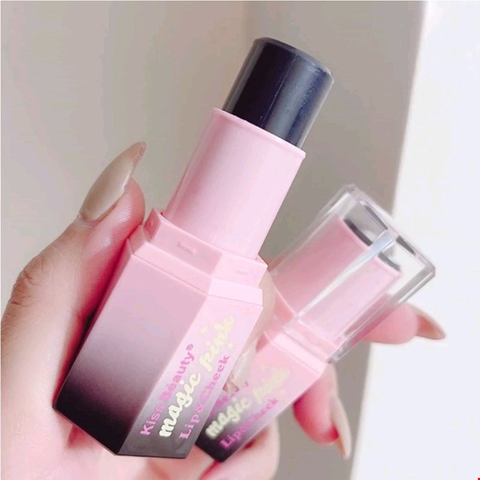 رژگونه جادویی مشکی Kiss beauty 